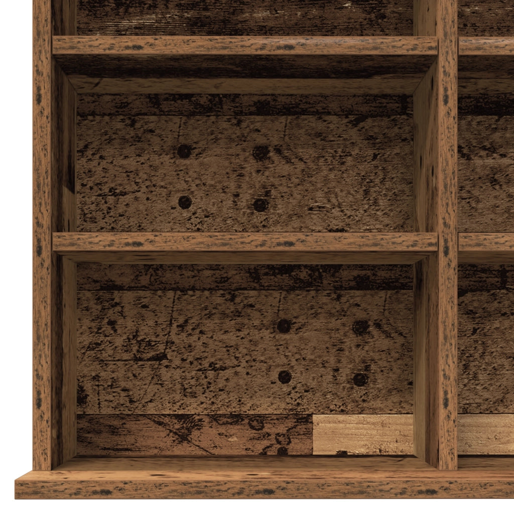 Mobile per CD - Vecchio Legno - 101x23x177.5 cm - Legno Ingegnerizzato