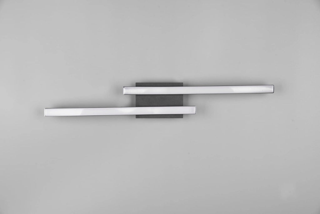 Plafoniera LED RL Route metallo 56cm nera/bianca 4000K