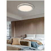 Trade Shop - Plafoniera Led 46w Dimmerabile Con Superfice Sfaccettata Luce 6500k 4000k - -bianco Naturale      -