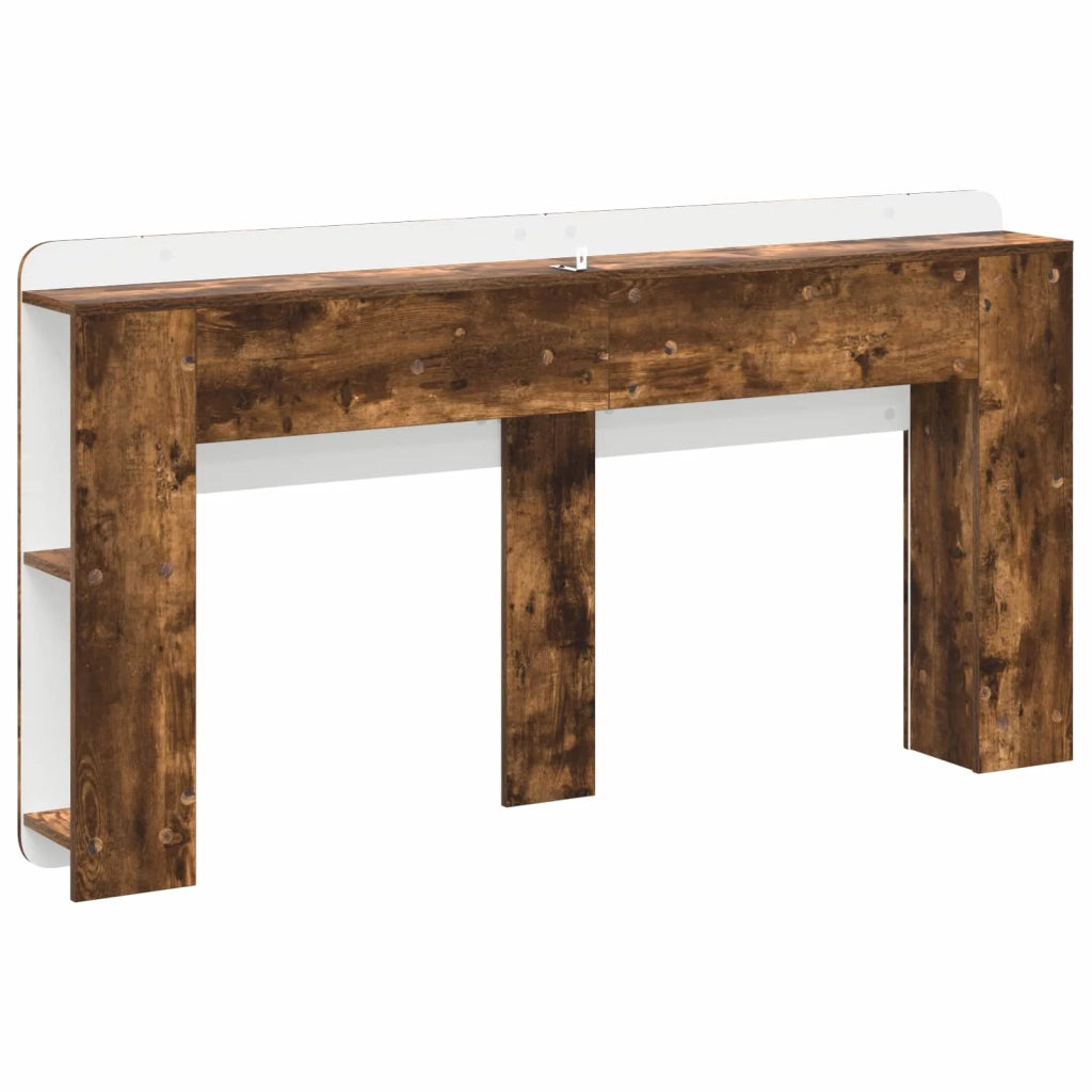 Testata del letto Rovere Fumo Legno ingegnerizzato