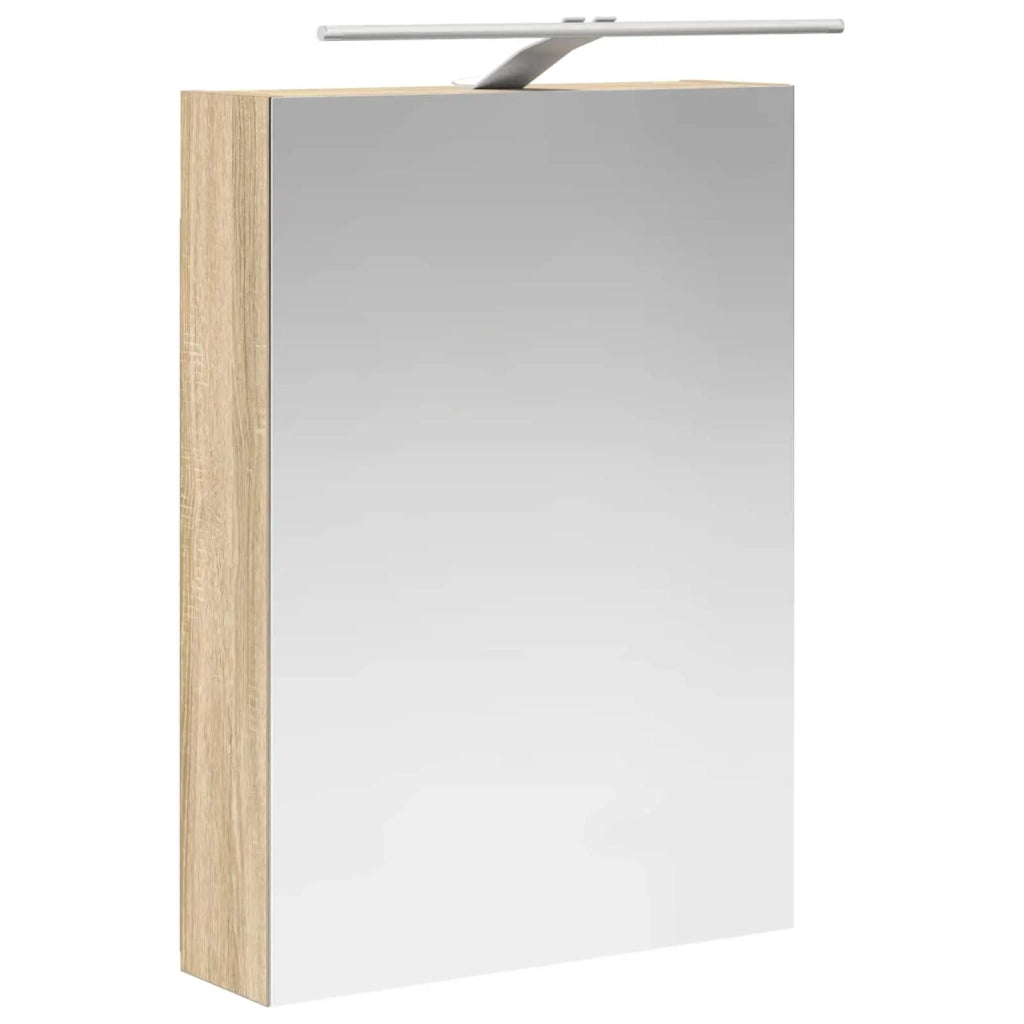Set di mobili per il bagno 5 pcs Rovere Sonoma 3406753