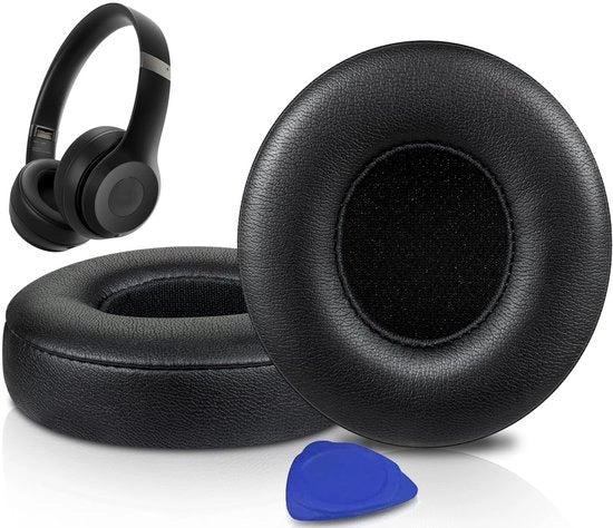 Oorkussens di replacement per auricolari Beats Solo 4, cuffie wireless senza fili, modello Solo 4, pad cuffia con morbido rivestimento in gelatina, alta densità schiuma di isolamento acustico, spessore aggiunto