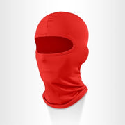 Due paia di calotte da bivacco rosse con maschera facciale per motociclisti, ciclisti, escursionisti e skateboarder per uomo e donna