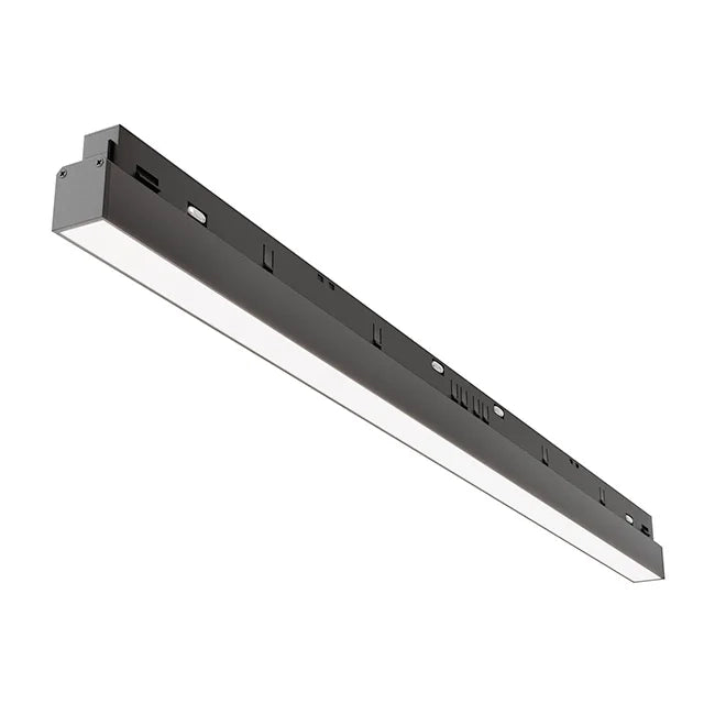 Maytoni Lampada Da Binario Moderna Exility Basis 1 Luce LED Integrato Nero Metallo Diffusore Opaco