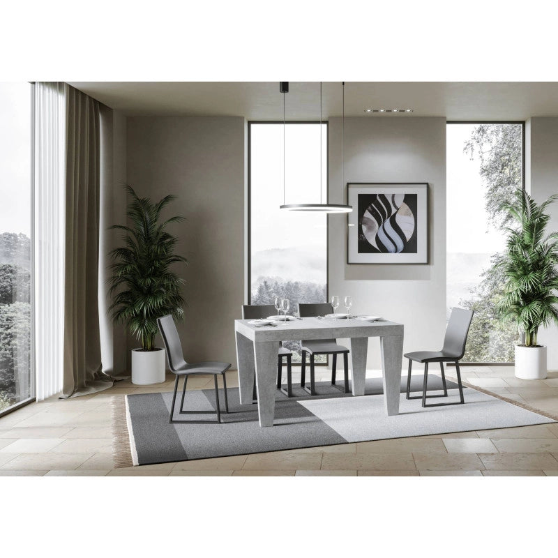 Tavolo allungabile 140/400x90 cm Spimbo Premium - Cemento