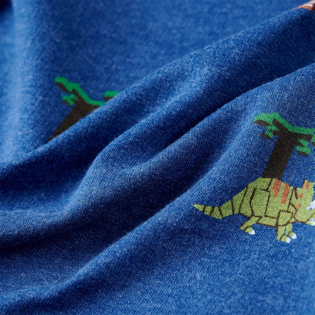 Felpa da Bambino Blu Scuro MÃ©lange 140