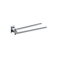 Portasalviette a snodo da muro in acciaio inox e Cromall 7823 Gedy serie MAINE Cromato