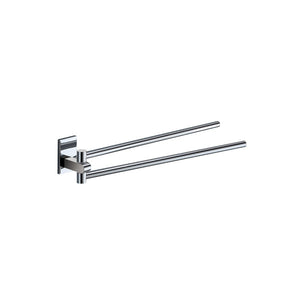 Portasalviette a snodo da muro in acciaio inox e Cromall 7823 Gedy serie MAINE Cromato