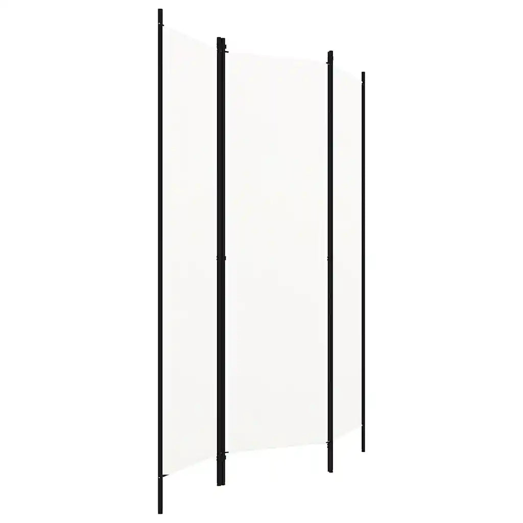 Paravento a 3 Pannelli Bianco 150x180 cm 320715