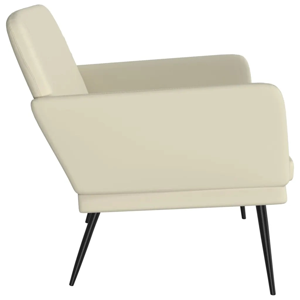 Panca Crema 107x80x81 cm in Similpelle