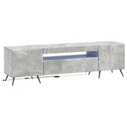 Mobile TV LED Grigio Cemento Legno ingegnerizzato 897568
