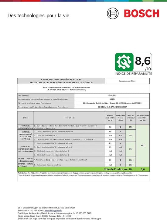Aspiratore a secco senza fili Serie I 4 - 252 V fino a 55 minuti di durata - bianco