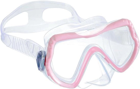 Bambini e adolescenti 3-16 anni - con maschera per immersioni - visuale panoramica 180° HD - anti-condensazione e anti-leak