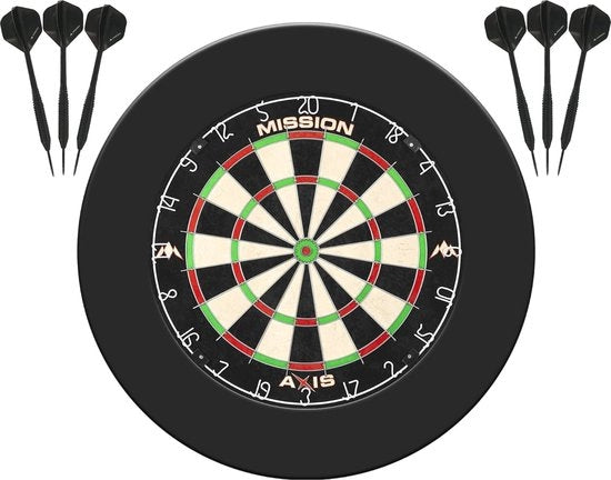 Pacchetto Completo con Tavolo da Darts e 2 Set di Dardi per Casa