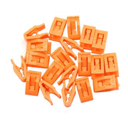 Sostegno Autoconsole 20 pezzi - Clip di fissaggio - Plastica - Pannello di controllo - Fissaggio cavo - Dimensioni 7,6 x 7,3 x 14,7 mm - Clip di sostegno auto