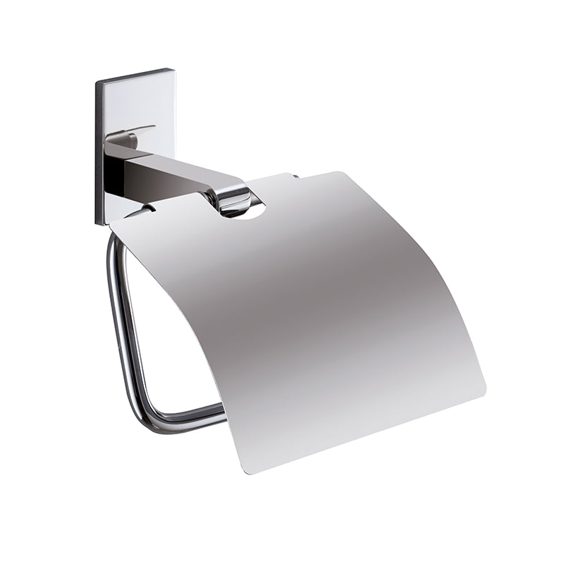 Portarotolo coperto da muro in acciaio inox e Cromall 7825 Gedy serie MAINE Cromato