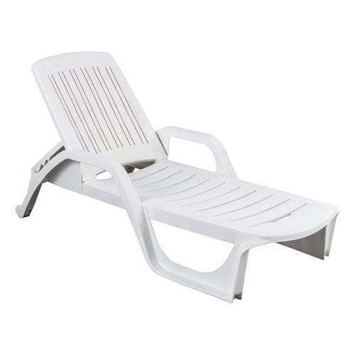 Lettino prendisole bica 44 zanzibar bianco