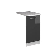 Vicco Pannello frontale della lavastoviglie Antracite lucido 45 cm , PL Marmo