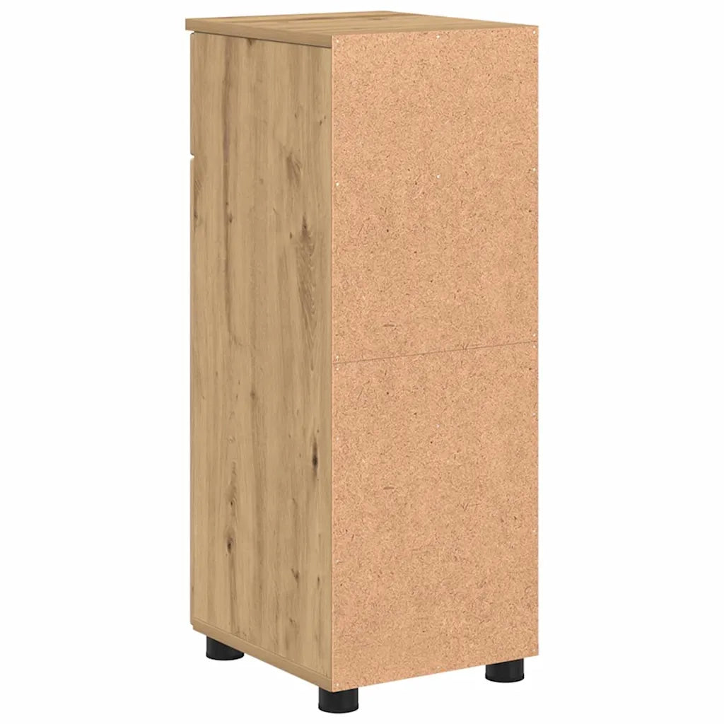 Mobile da Bagno con cassetto Rovere artigianale 30 x 35 x 80 cm 883333