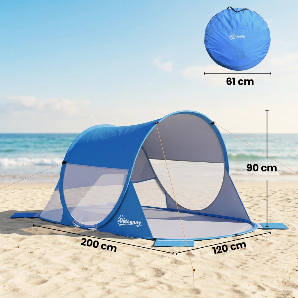Carpa da Giardino ¨C Zephmum ¨C 200x120x90 cm Blu