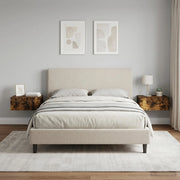 Mobiletto da notte a muro 2 pcs Rovere Fumo 49 x 34,5 x 20 cm 898966