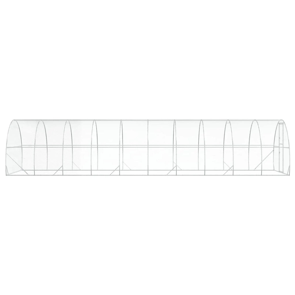 Pollaio Argento 1000 x 300 x 200 cm Acciaio zincato 3434694