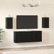 Set mobile TV 7 pcs Rovere Nero 30,5 x 30 x 60 cm 3393145
