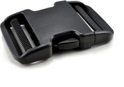 Set di clip per cinture in paracord - Caratteristiche: Clip a doppia apertura, curvo leggero, apertura 25 mm - Utilizzo: per cinture per cani, cinture per zaini, accessori per paracord - Incluso: 3 pezzi