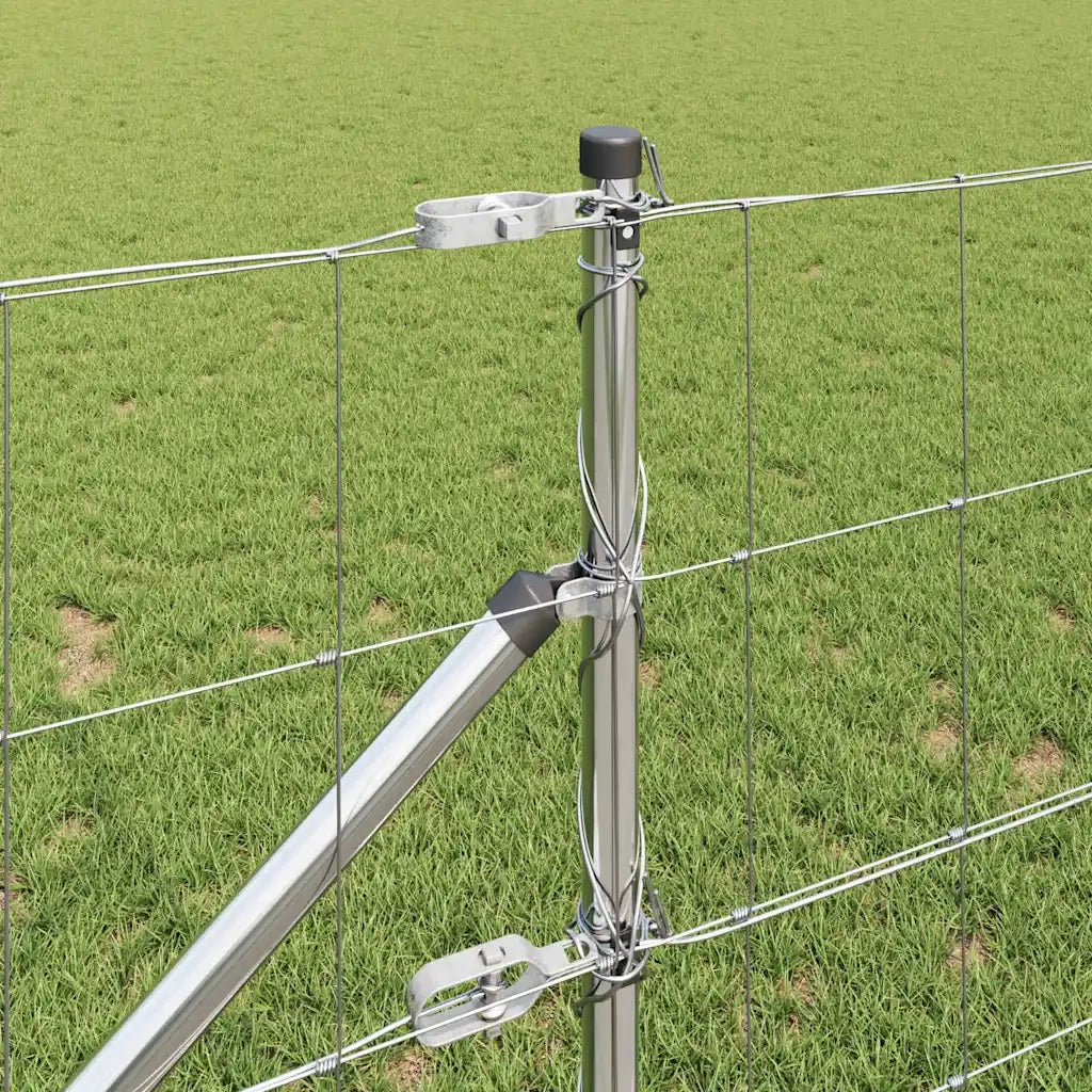 Palo della recinzione Zincato 50 x 0,8 m Acciaio