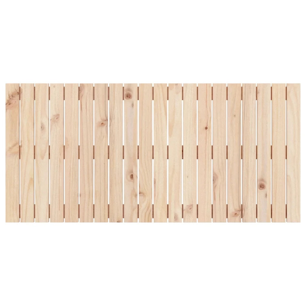 Testiera da Parete 127,5x3x60 cm in Legno Massello di Pino