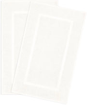 Set di tappeti da bagno in cotone 100%, 2 pezzi, asciugamano per bagno 51x86 cm, tappeti per bagno grandi, colore crema