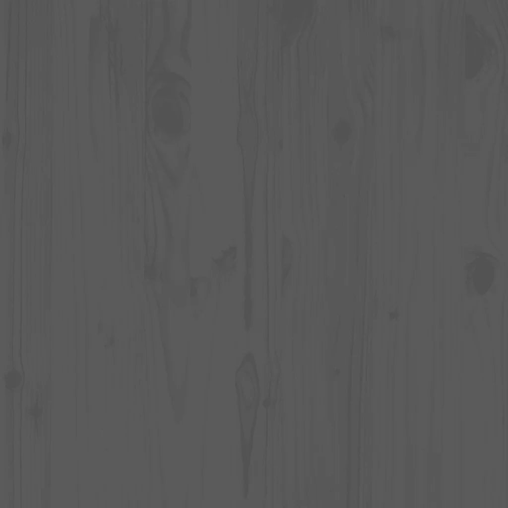 Set Divani da Giardino 2 pz Grigio in Legno Massello di Pino 805697