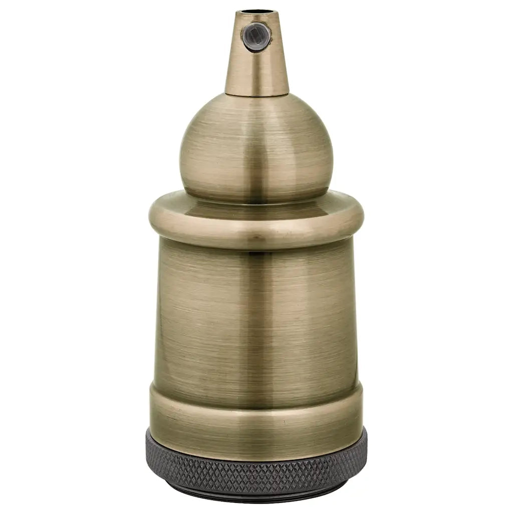 Portalampade 2 pz Bronzo E27