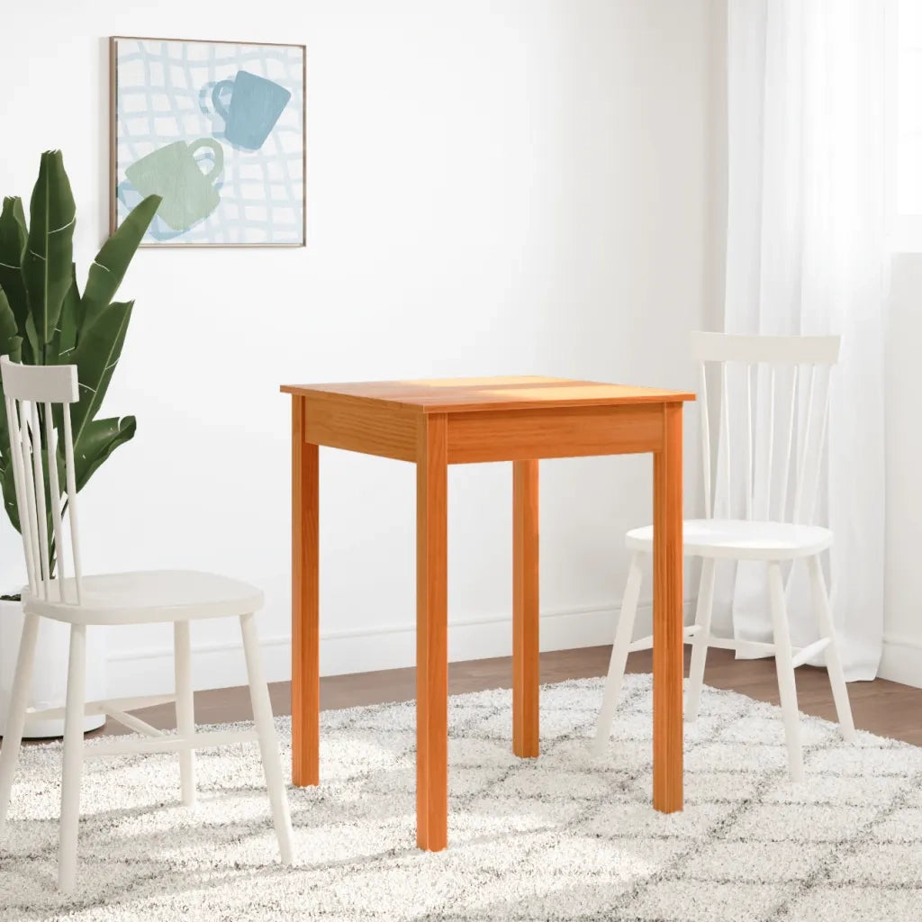 Tavolo da Pranzo Marrone Cera in Legno Massello di Pinocod mxl 87161