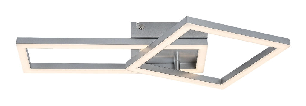 Plafoniera LED Rabalux Ellinor cromo 24W 3000K geometrica
