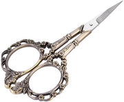 Scaletta da cucito in acciaio inossidabile 11 cm - Motivo fiorale - Scaletta da cucito vintage - Scaletta da cucito leggera 42 gram - Scaletta da cucito per manodopera