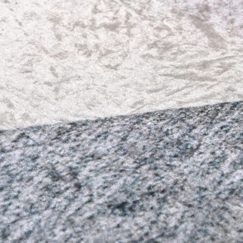 Tappeto Moderno Velluto Geometrico ¨C Zephmum ¨C Grigio 230x160 cm