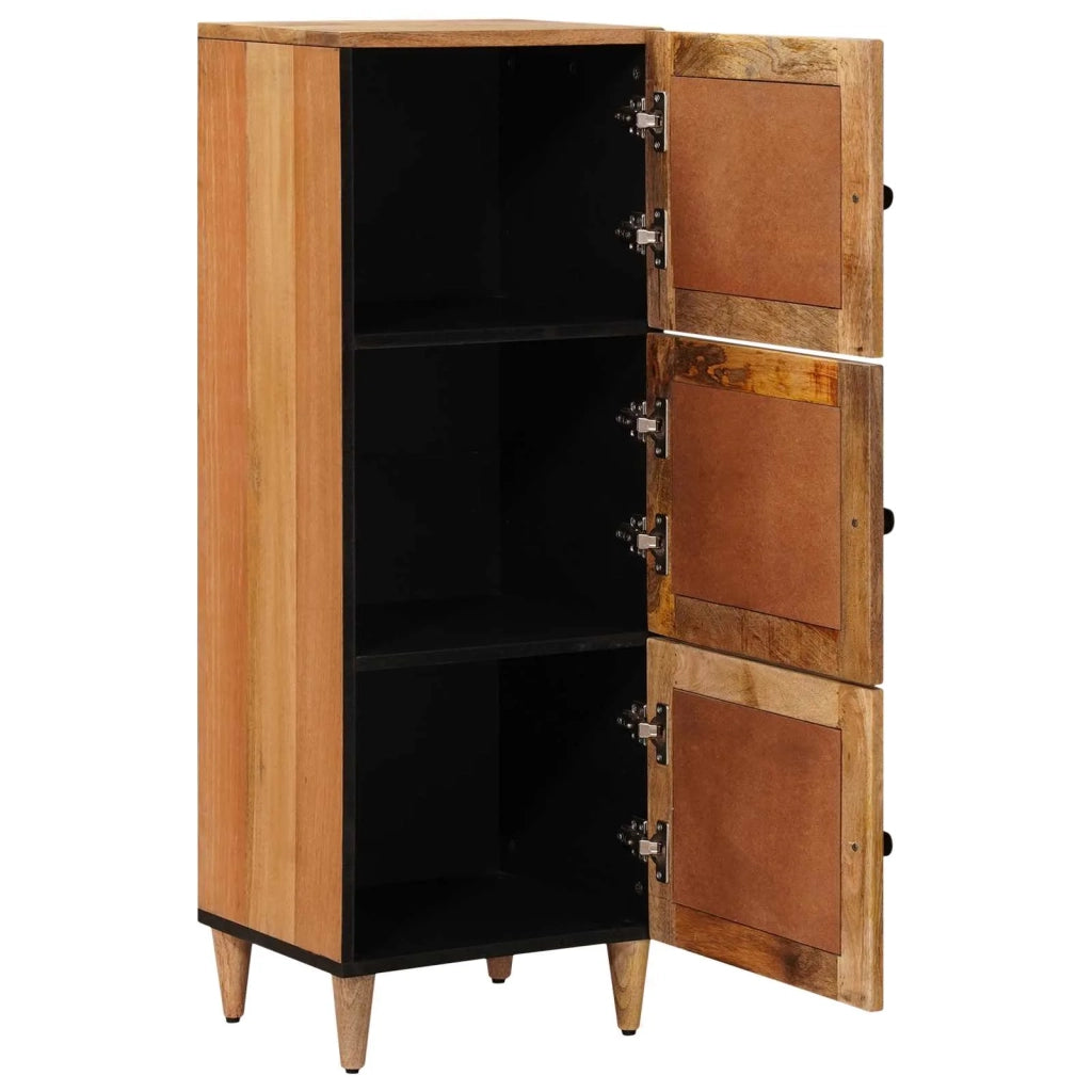 Credenza Naturale 40 x 33 x 110 cm Legno di mango massello