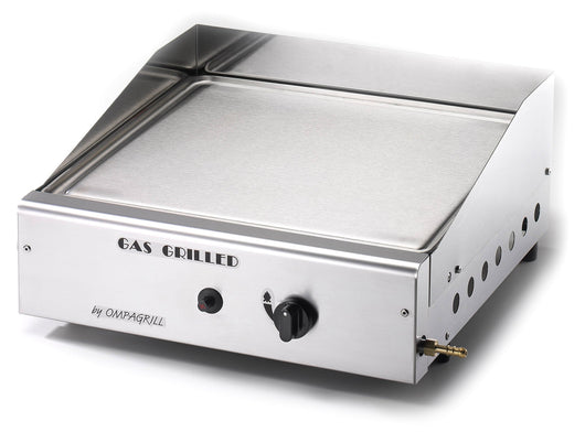 Piastra di Cottura in Acciaio a Gas GPL e Metano Ompagrill Plancha Single 4044/M