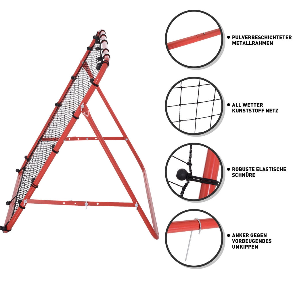 Rete rebounder pieghevole per allenamento, 96 x 80 x 96 cm