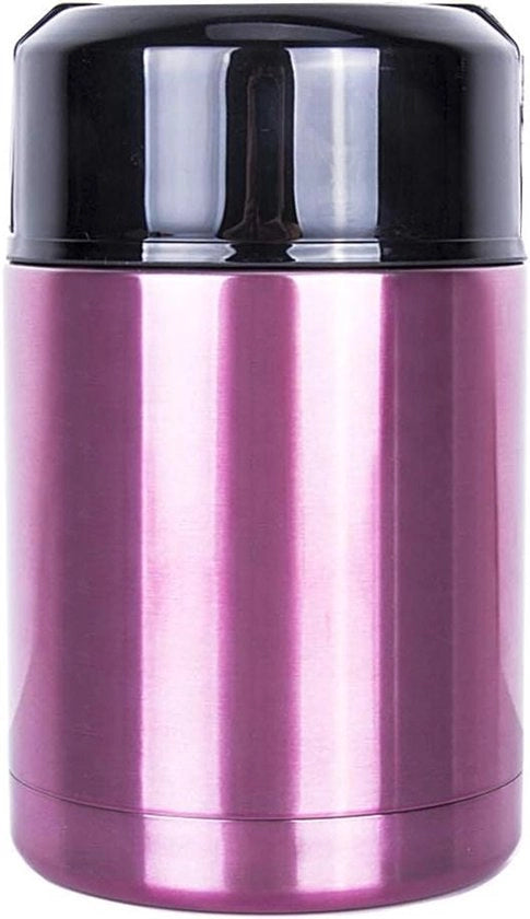 Termos 1000 ml in rosso di acciaio inossidabile con isolamento a vuoto