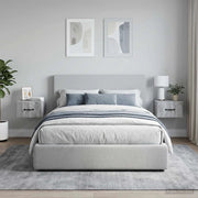 Mobiletto da notte a muro 2 pcs Grigio Sonoma 34,5 x 33 x 20 cm 898608