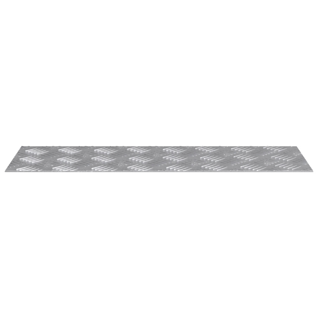 Placce a scacchi in alluminio 2 pz antiscivolo 60x20 cm