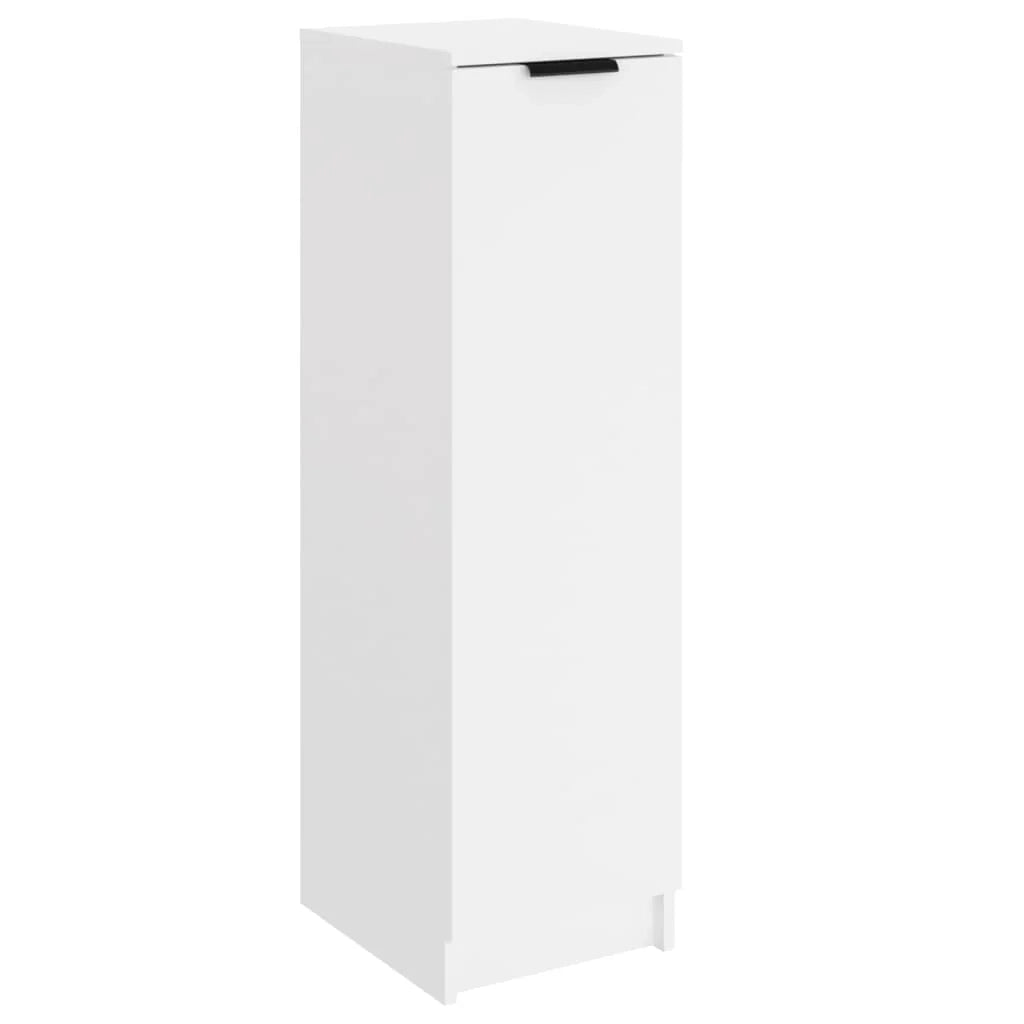 Scarpiera mobile contenitore per scarpe mobile per ingresso/corridoio/soggiorno 30 x 35 x 100 cm legno ingegnerizzato bianco 02_0021446