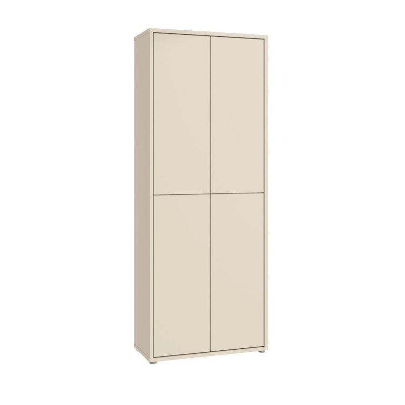Mobile multiuso Medea 4 ante colore cashmere 74.5x34.9xH 191.9 cm.