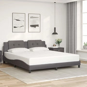Giroletto senza Materasso Zadar Grigio 180x200 cm in Similpelle 3208201