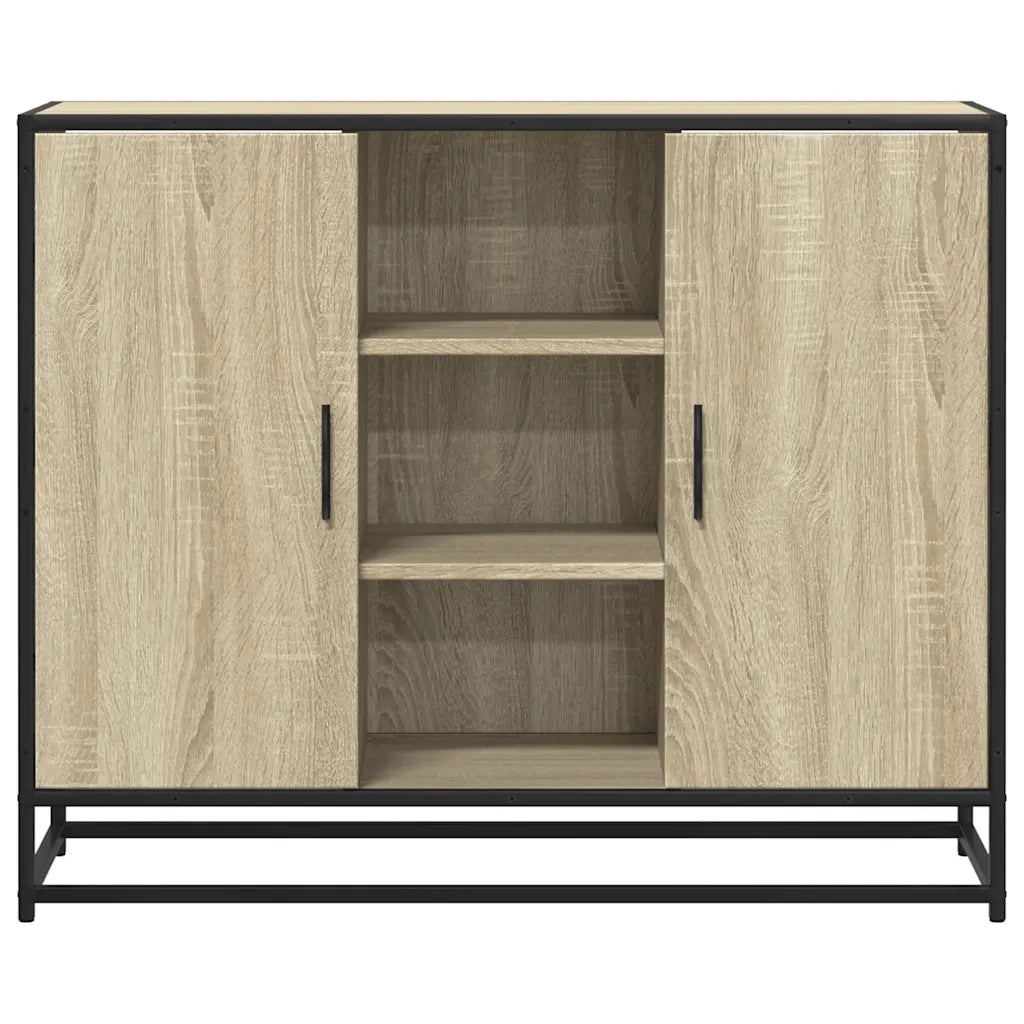 Credenza Rovere Sonoma 92x35x76 cm in Legno Multistrato 849015