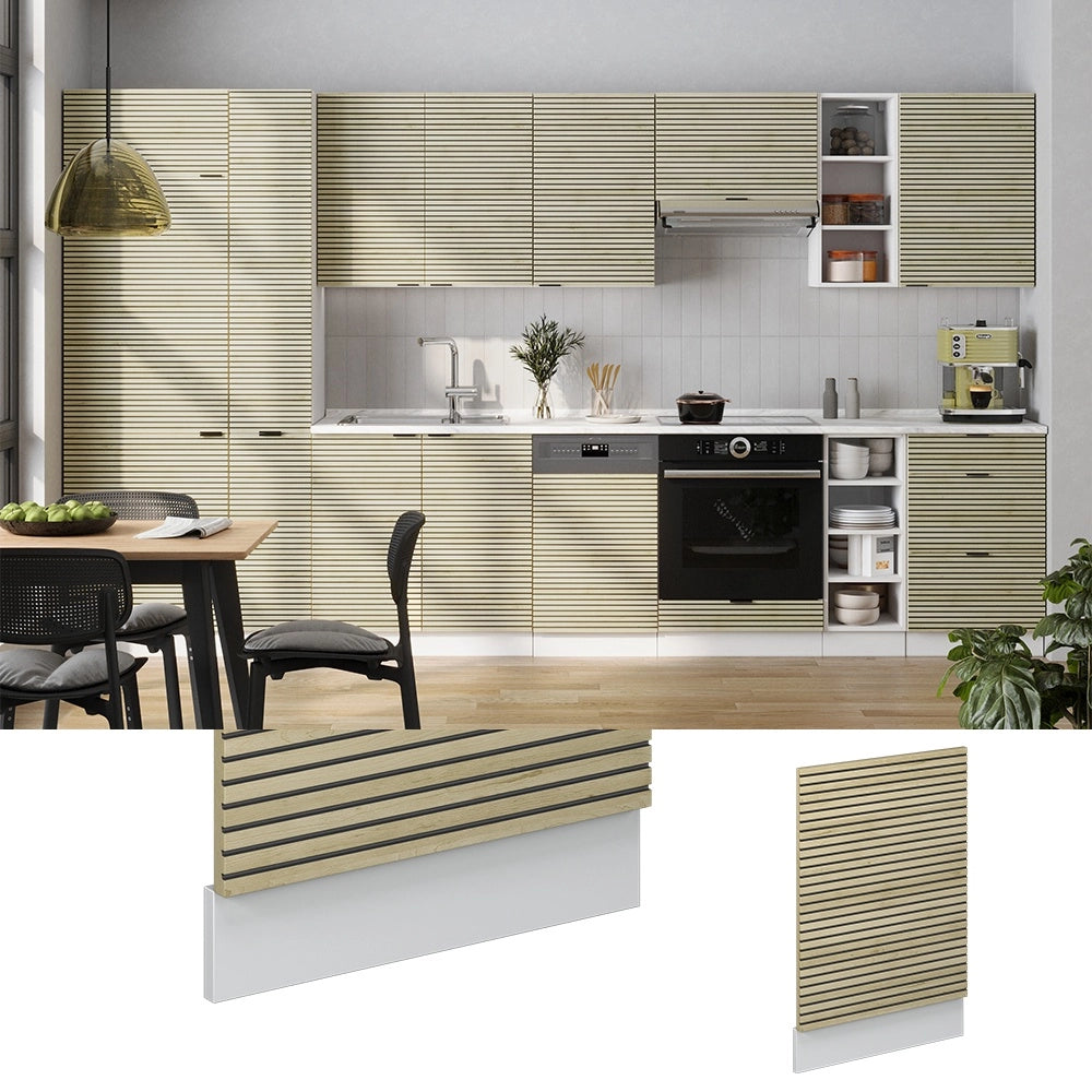 Pannello frontale Fame-Line Pannello in quercia/Bianco 45 cm, PL Rovere Vicco