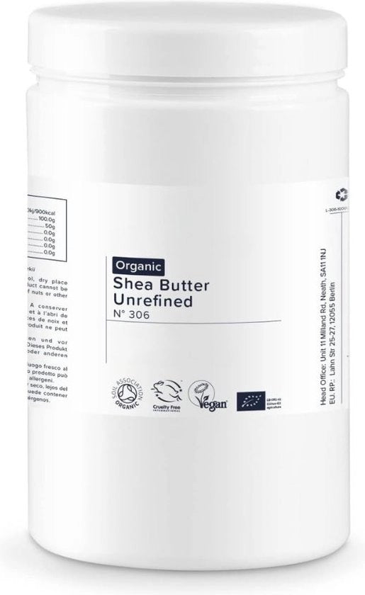 Burro di Shea 100% - Olio di Shea Raffinato - Burro di Shea Biologico - Cura Naturale e Purificante della Pelle - 1000 g (1 kg)