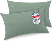 Due cuscini di supporto 40x80 cm – 100% cotone lavato – con chiusura a rancio – set di vendita